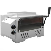 Forno Industrial Elétrico 53x47cm Aço Inox Abertura Guilhotina 30 Litros Saro 127V