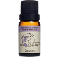 Blend De Óleos Essenciais Aromatizador Natural Pets 10ml Via Aroma Medo E Ansiedade