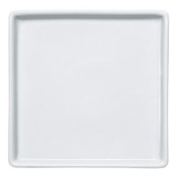 Prato Quadrado Raso em Porcelana 16x16cm Americana Germer Branco