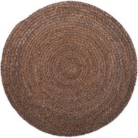 Lugar Americano para Mesa de Jantar Sousplat de Fibra Natural Jogo Americano Marrom Claro Yoi