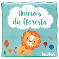 Livrinho de Banho para Bebê PVC Impermeável Buba Animais da Floresta Colorido