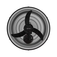 Ventilador Oscilante Parede Ventisol New 50cm Grade Preta Wind-line 110V