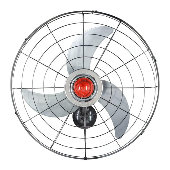 Ventilador de Parede Industrial Ventisol Power 70 Preto Bivolt
