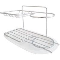 Suporte Para Detergente Esponja Sabão Cromado Pia Cozinha - CR462