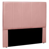 Cabeceira Solteiro 0,90m Ravenna Veludo Rosa - Pallazio