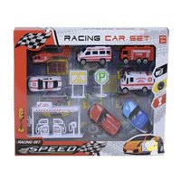 Conjunto de Carrinhos Play Machine Playset Veículos City Multikids - BR1840