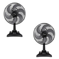 Combo Casa - Ventilador de Mesa Turbo 30 127v-55w Preto 2 unidades Multi - VL301K