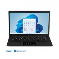 Notebook Ultra Windows 11 Home Intel Celeron 4GB RAM 120GB SSD Tecla Netflix Tela 14,1 HD Preto - UB230OUT [Reembalado]