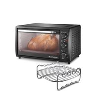 Compre Forno Elétrico 46L 127v-1500w Preto e Leve Suporte para Espetos Obabox - CE025K