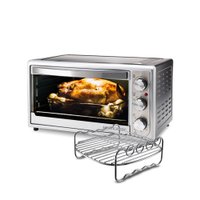 Compre Forno Elétrico 46 Litros 127v-1500w Prata e Leve Suporte para Espetos Obabox ¿ CE127K