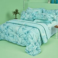 kit cobre leito casal casa com casa 200 fios refrescante