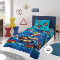 edredom infantil lepper microfibra mickey aventura s/ rodas