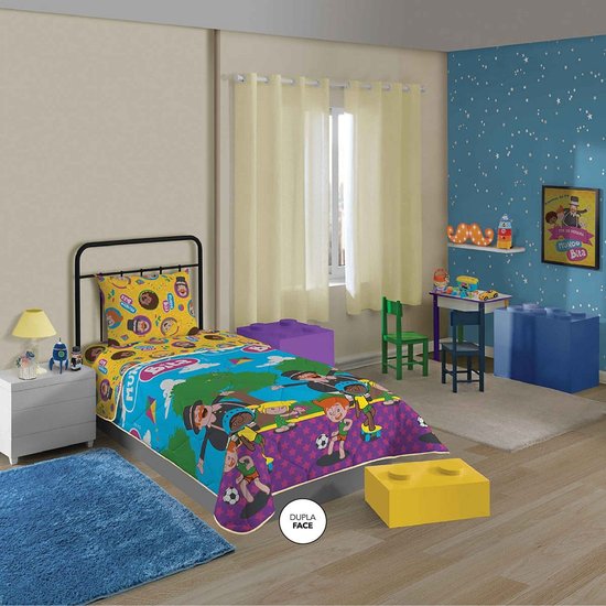 edredom infantil lepper microfibra mundo bita