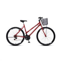 Bicicleta Colli Allegra Aro 26 Aero Com Cesta - Vermelho