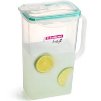 Jarra de Plástico para  Água Suco 1,5l com Tampa Hermética com Travas Verde Freshy Sanremo