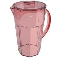 Jarra De Suco Com Tampa 1,8 Litros Jarra De Água Bico Dosador Rosa Quartzo