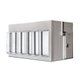 Walk in Cooler Gallant Resfriados 6 Portas Vidro com Piso Painel 220V/3F CWRCP-06