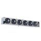 Walk in Cooler Gallant Resfriados 6 Portas Vidro com Piso Painel 220V/3F CWRCP-06