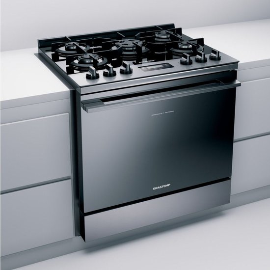 Fogão Brastemp de Embutir 5 Bocas Inox Turbo Chama 220V BYS5VCRRNA