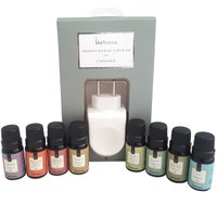 Kit 8 Essências E Aromatizador Elétrico Plastico Via Aroma