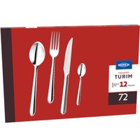 Jogo de Talheres Turim Conjunto de Facas Garfos e Colheres Faqueiro 72 Peças de Aço Inox Brinox