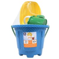 Kit Baldinho de Areia com Acessórios 12 Peças Brinquedo de Praia para Criança Bel Fix Colorido