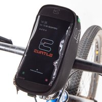 Bolsa De Guidão para Bicicleta Curtlo Bag Bike Impermeável Touch Phone Plus 0,5L Preto