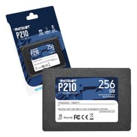 HD SSD 256GB Patriot P210, 2.5" Sata III 6Gb/s, Leitura 500 MB/s, Gravação 400 MB/s - P210S256G25