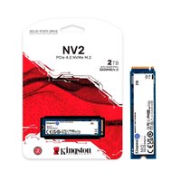 SSD 2TB Kingston NV2, M.2 2280, NVMe PCIe 4.0 x4, Leitura 3500MB/s, Gravação 2800MB/s - SNV2S/2000G