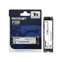 SSD 1TB Patriot P300, M.2 2280 PCIe 3x4 NVMe 1.3, Leitura 2100MB/s, Grav. 1650MB/s - P300P1TBM28