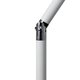 Ombrelone Maresias em Bagum 2,50m Guarda Sol Articulável com Manivela Belfix Branco