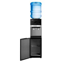 Bebedouro de Coluna para Garrafão com Armário EOS Mineralle Compressor Preto EBC01PCA