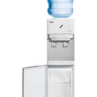 Bebedouro de Coluna para Garrafão com Armário EOS Mineralle Compressor Branco EBC01BCA