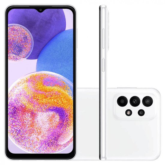 Smartphone Samsung A23 5G 128 GB Tela 6.6 SM-A236MZWRZTO Branco