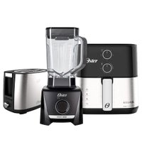 Kit Black Inox Oster - Fritadeira - Liquidificador - Torradeira