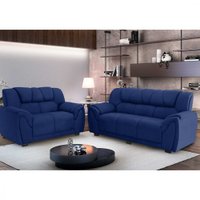 Sofa 3 E 2 Lugares Parana Moscou 4075 Azul
