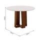 Mesa Redonda Dobuê Athenas Cedro / Off White