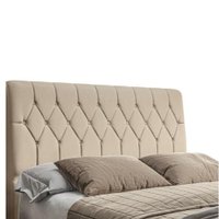 Cabeceira Para Cama Box Queen Istambul Dobuê 1.60m Bege