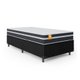 Cama Box Solteiro Colchão Molas Qatar 88x188x60cm