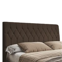 Cabeceira Para Cama Box King Istambul Dobuê 1.95m Chocolate