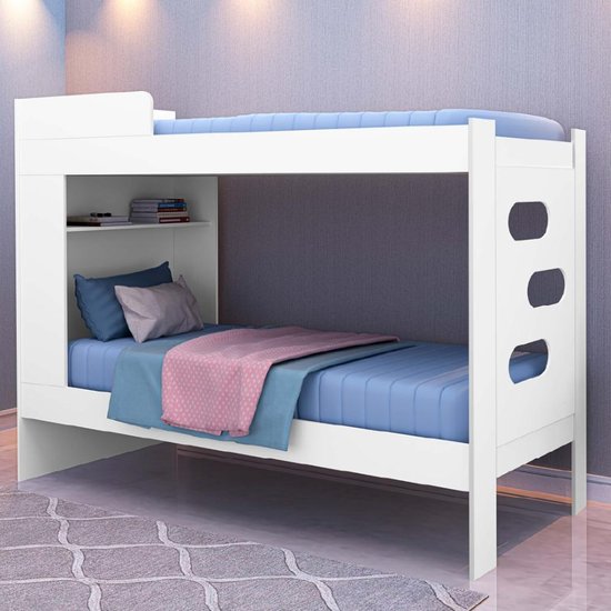Beliche Floripa para Colchão 0,88m com Nicho Organizador J A Branco