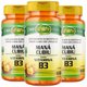 Mana Cubiu Vitamina B3 Vegano 60 Cápsulas 550mg Kit com 3