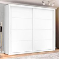 Guarda Roupas Casal Imperador Zanzini Branco Guarda Roupas Casal Imperador Zanzini Branco