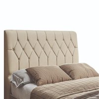 Cabeceira Cama Box Istambul Casal 145cmX126cm Suede Bege