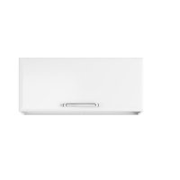 Armário de Cozinha e Lavanderia com 1 porta Aéreo Modulo Suspenso Geladeira Aço Tarsila 0,80m Branco