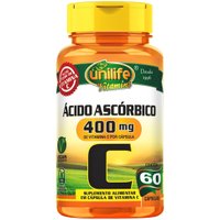 Vitamina C Ácido Ascórbico Vegana 60 cápsulas