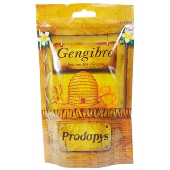 Bala com Mel e Gengibre 60g - Prodapys