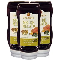 Bisnaga 550g de Mel Melato de Bracatinga Kit com 3