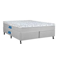 Cama Box + Colchão Netsono King Class One Face Híbrido 180x200x52cm