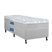 Cama Box + Colchão Netsono Solteiro Class One Face Híbrido 88x188x52cm